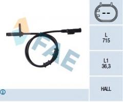 Fae 78107 czujnik abs mercedes, mercedes-benz klasa e t-model (s211)