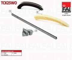 Fai autoparts tck25wo Łańcuch rozrządu vw audi, seat ibiza iv (6l1), skoda fabia (6y2)