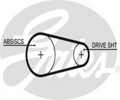 Gates 5204xs pasek rozrządu ford (abs) (122), ford escort `86 express (avf)