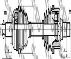 Gsp 218143 półoś napędowa ford -l, ford mondeo iii sedan (b4y)