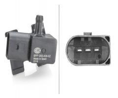 Hella 6pp 009 409-021 czujnik ciśnienia spalin bmw, bmw x6 (e71, e72)