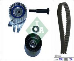Ina 530062610 zestaw rozrządu (z paskiem) fiat, alfa romeo 147 (937), fiat stilo (192)