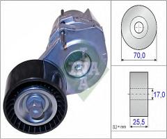 Ina 534043810 napinacz paska opel, chevrolet cruze (j300), opel astra j sports tourer