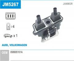 Janmor jm5267 cewka zapłonowa audi a4 b5 a6 c4 c5 vw passat b5 1.8, audi a4 (8d2, b5)