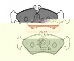 Kamoka jq1012078 klocki hamulc. mercedes sprinter 96-06 tył