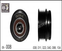 Dexwal 09-008 sprzęgło alternatora audi, ford, seat, skoda, vw, audi a3 (8l1), ford galaxy (wgr)