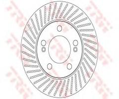 Trw df6205 tarcza hamulc. ssangyong rexton  06-, ssangyong kyron