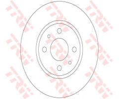 Trw df6231 tarcza hamulc. fiat panda  12- przód, fiat 500 c (312), lancia ypsilon (843)