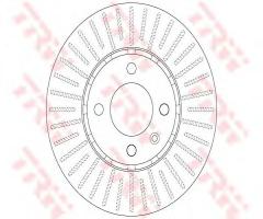Trw df6252 tarcza hamulc. vw up  11- przód, seat mii (kf1_), skoda citigo, vw up