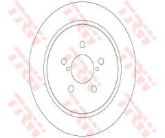 Trw df6290 tarcza hamulc. subaru legacy iv  03-09 tył, subaru outback (bl, bp)