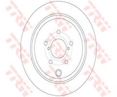 Trw df6306 tarcza hamulc. subaru legacy v  09- tył, subaru forester (sh), toyota gt 86 coupe (zn6_)