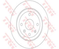 Trw df6360 tarcza hamulc. chevrolet epica  05-10 tył, chevrolet epica (kl1_)