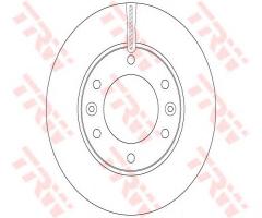 Trw df6446 tarcza hamulc. hyundai h1  08- przód, hyundai h-1 travel (tq)