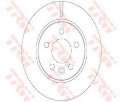 Trw df6482 tarcza hamulc. vw amarok  10-, vw amarok (2h_, s1b)