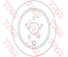 Trw df6503 tarcza hamulc. subaru xv  12- tył, subaru xv