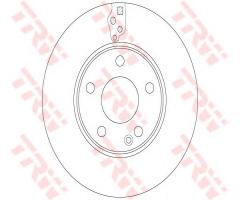Trw df6548 tarcza hamulc. mercedes w246 b-klasa  11- przód, mercedes-benz klasa b (w246, w242)