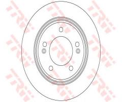 Trw df6627 tarcza hamulc. hyundai veloster  11- tył, hyundai veloster (fs), kia soul ii (ps)