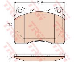 Trw gdb2007 klocki hamulc. volvo s60 r 2,5t  -10 przód, renault megane iii coupe (dz0/1_)