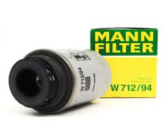 Mann-filter w712/94 filtr oleju vw audi seat skoda 1.2 1.4 tsi tfsi, audi a1 (8x1, 8xf)