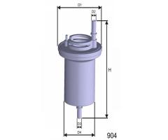 Misfat e100 filtr paliwa audi a3, seat, audi a2 (8z0), opel agila (a) (h00), seat ibiza iv (6l1)