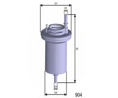 Misfat e100/4 filtr paliwa audi a3, seat altea, cordoba iii, audi a3 (8p1), seat ibiza v (6j5, 6p5)