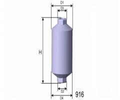 Misfat e503 filtr paliwa vw audi 1.8-2.2 83-91, audi 80 (81, 85, b2), vw golf ii (19e, 1g1)