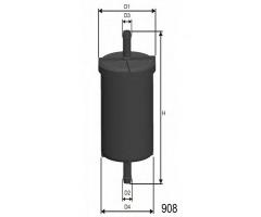 Misfat e512 filtr paliwa fiat tipo,uno, fiat panda (141a_), lancia y10 (156)