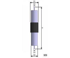 Misfat e569 filtr paliwa bmw 316i-328i,530i-540i,730i,840, 94-, alpina b3 (e36), bmw 3 (e36)