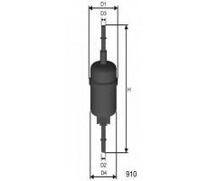 Misfat e844 filtr paliwa ford fiesta fusion, ford fiesta v (jh_, jd_), mazda 2 (dy)