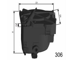 Misfat f110 filtr paliwa citroen, peugeot, ford, citroËn c3 i (fc_), fiat scudo (270_)