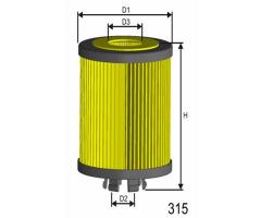 Misfat l017 filtr oleju opel, opel omega b (25_, 26_, 27_), saab 9-3 (ys3f)