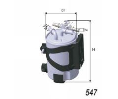 Misfat m504 filtr paliwa, renault scÉnic ii (jm0/1_)