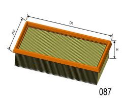 Misfat p436 filtr powietrza vw transporter t5 03-, vw multivan v (7hm, 7hn, 7hf, 7ef, 7em, 7en)