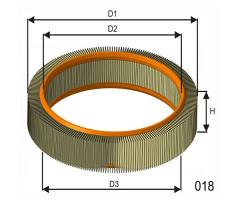 Misfat p896 filtr powietrza db w201 2.0/2.3 -88, mercedes-benz 190 (w201)