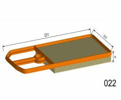 Misfat pm804 filtr powietrza vw golf, seat ibiza ii (6k1), skoda octavia (1u2), vw polo (6n1)