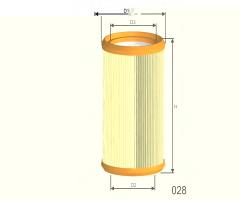 Misfat r195 filtr powietrza vw t4 1.9d/2.5, vw transporter iv autobus (70xb, 70xc, 7db, 7dw)