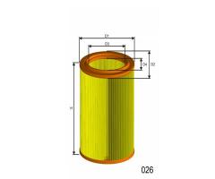 Misfat r252 filtr powietrza citroen ax 1.5 94-, citroËn ax (za-_), nissan micra ii (k11)