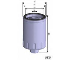 Misfat z241 filtr oleju   audi vw  (diesel), audi 80 (81, 85, b2), fiat 135 dino coupe