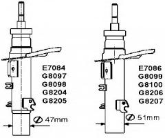 Monroe g8205 amortyzator citroen  lp