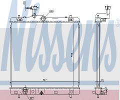 Nissens 64257 chłodnica silnika suzuki, suzuki swift iv (fz, nz)
