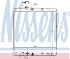 Nissens 69402 chłodnica silnika suzuki, suzuki swift iv (fz, nz)