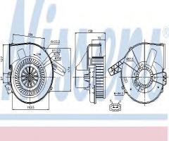 Nissens 87028 dmuchawa skoda, audi a1 (8x1, 8xf), seat cordoba (6l2), skoda fabia (6y2)