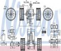 Nissens 87117 dmuchawa bmw