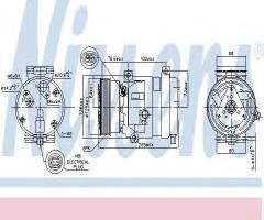 Nissens 89218 kompresor klimatyzacji renault, renault laguna ii grandtour (kg0/1_)