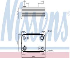 Nissens 90747 chłodnica oleju vw