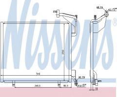 Nissens 940285 chłodnica klimatyzacji ford, ford b-max (jk)