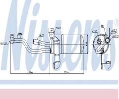 Nissens 95449 osuszacz klimatyzacji ford, ford focus c-max