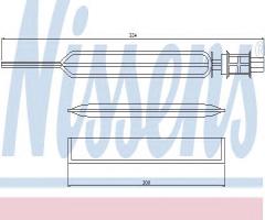 Nissens 95469 osuszacz opel