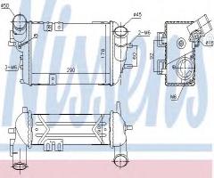 Nissens 96398 intercooler kia, hyundai i30 coupe