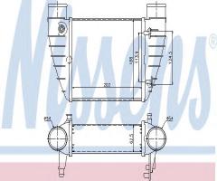 Nissens 96426 intercooler audi, audi a4 (8ec, b7)